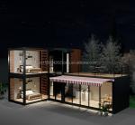 Design Steel Structure Modular Villa Easy Assemble Modern Home Luxury Container