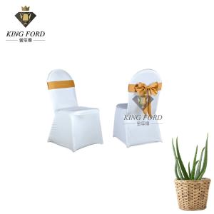 Quality KINGFORD Microfiber Slip Covered Dining Chairs Seat Covers wholesale