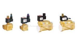 Quality Directly Acting 2 Way Pneumatic Solenoid Valve , 15 mm Water Brass Valve wholesale