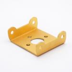 Waterproof AL5052 Stainless Steel Stamping Parts With Painting Gold Surface