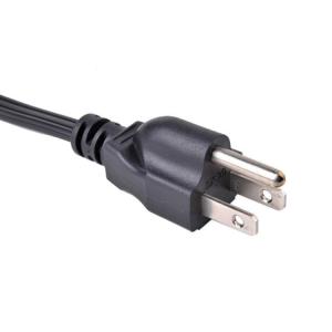 Quality USA 3Pin UL Power Cord Electric 6ft Length safe SJT 18AWG Cable wholesale