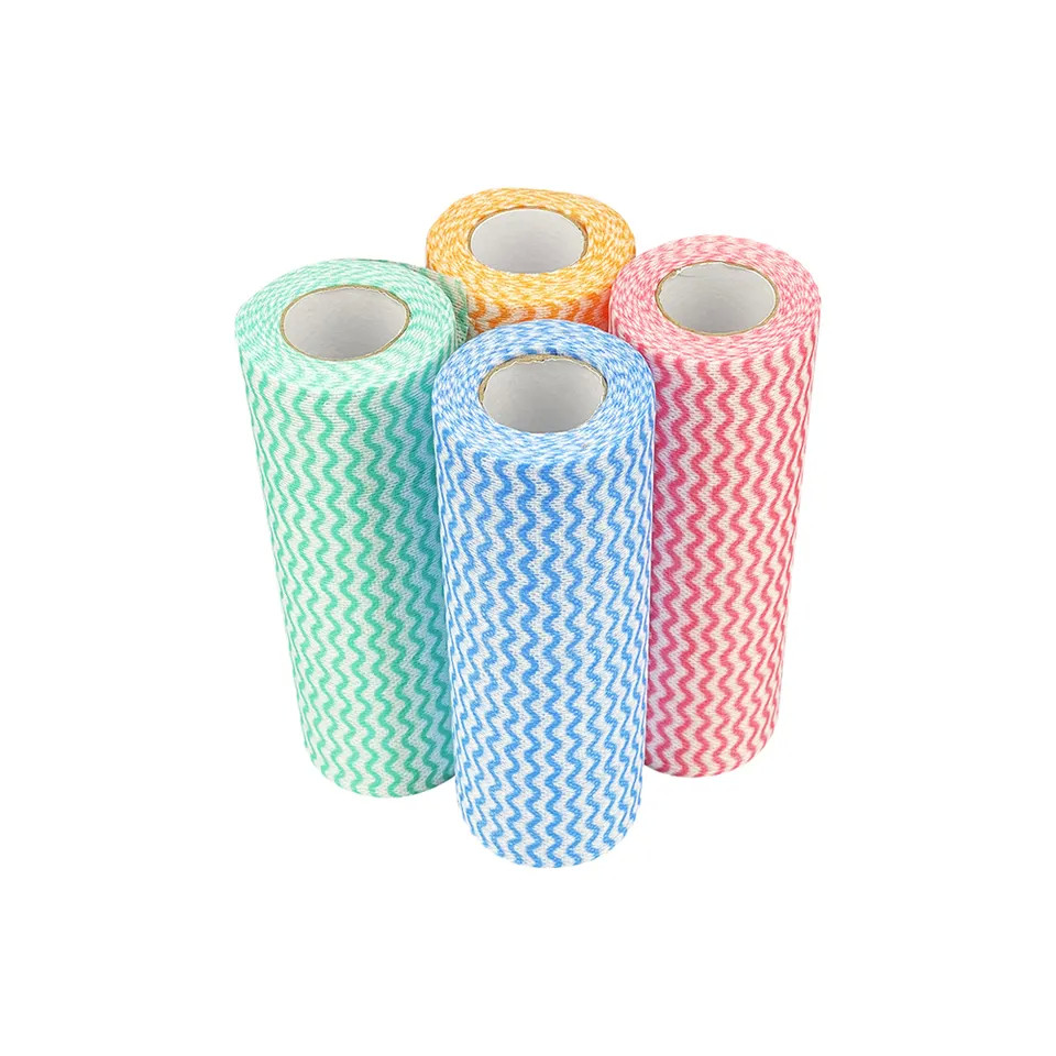 35gsm Disposable Kitchen Wipes Spunlace Wood Pulp Lightweight