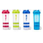 High Quality Bpa Free Plastic Shaker Water Bottle Tritan Fitness Gym Drinking