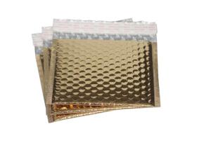 Quality Moisture Proof Metallic Glamour Bubble Mailers 6x10 wholesale