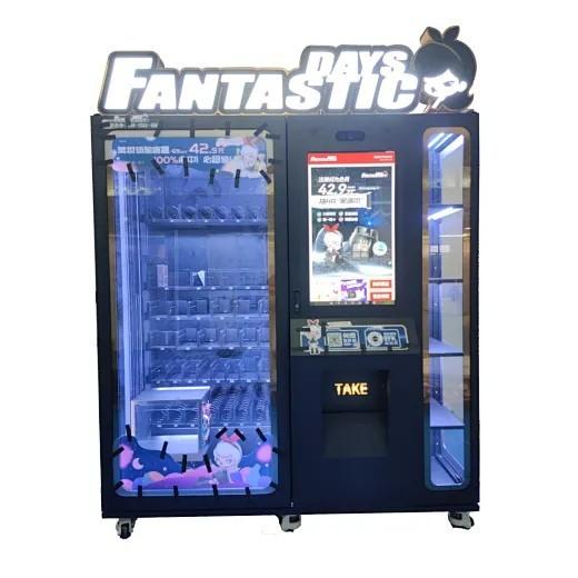 7 Floors* 12 Slots Capacity Toy Vending Machine Strip Lights for Eye-Catching