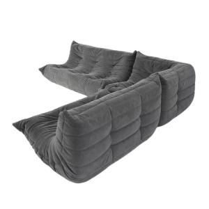 Quality Modular Living Room Sectional Sofa Leather Home Furniture Lazy Sofa Set wholesale
