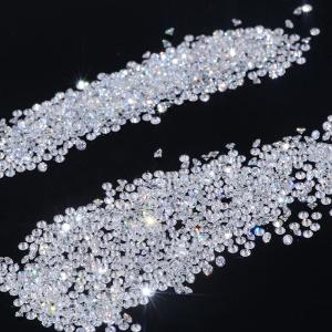 Quality DEF Color VVS Clarity Lab Grown Loose Melee Diamonds 4 to 6.2mm 0.28 to 0.98ct White Round Shape wholesale