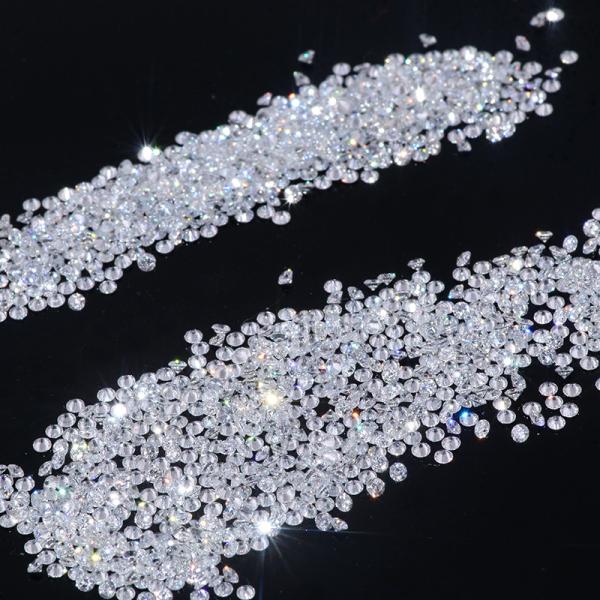 DEF Color VVS Clarity Lab Grown Loose Melee Diamonds 4 to 6.2mm 0.28 to 0.98ct