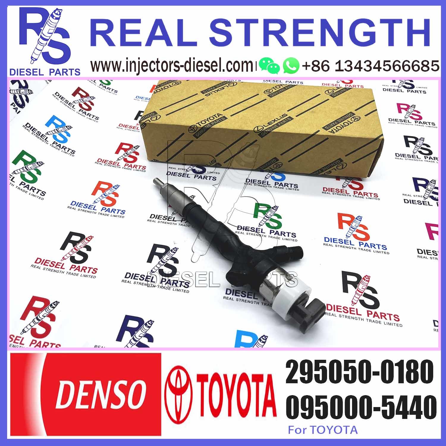 Densos Common Rail Fuel Injector 295050-0180 For TOYOTA Hilux 23670-0L090