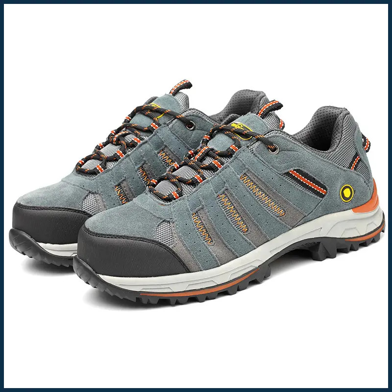 Steel Toe Construction Safety Shoes Blue Protection Work Shoes Unisex
