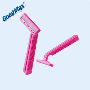Quality Fixed Head Disposable Double Edge Razor , Durable Dual Blade Razor For Ladies wholesale