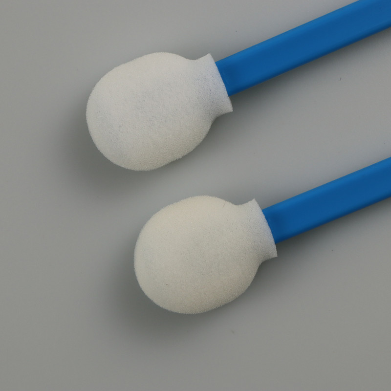 125mm Total Length Disposable Foam Tip Swabs With No Fibers TX708