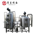 1000l Home Beer Brewing Equipment , PLC / DCS Micro Brewery Equipment