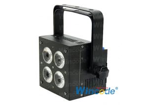 Quality 4×18W RGBWA+UV 6 in 1 LED Par Light, LED Flat Par Light, LED Uplight For Wedding Dj Events wholesale