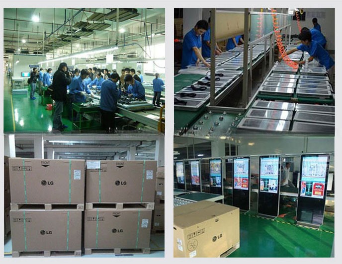 43 inch 4G wifi full hd shopping mall advertising digital display touch screen kiosk price