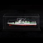 1 /300 Warship Model with Handmade 3D Printing Laser Cutting