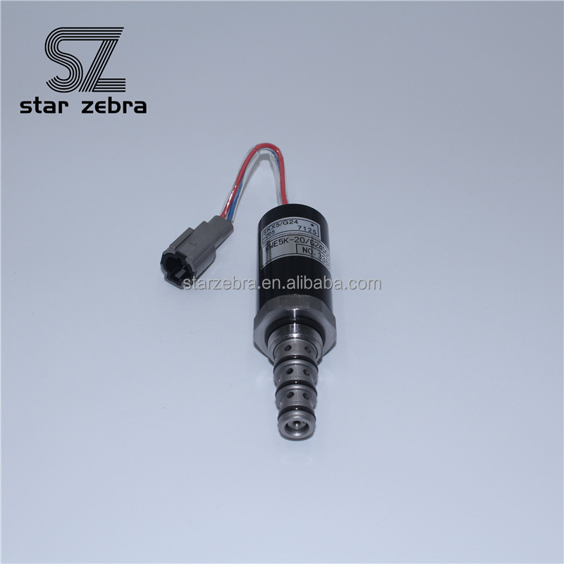 KWE5K-20/G24D05 SKX5-G24-205 HD820-3 HD820-2 Solenoid Valve for Kato Excavator Parts Part No KWE5K-20/G24D05