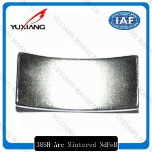 Quality High Coercive Force Coated Neodymium Magnets N52 35SH 38SH Arc Shaped wholesale