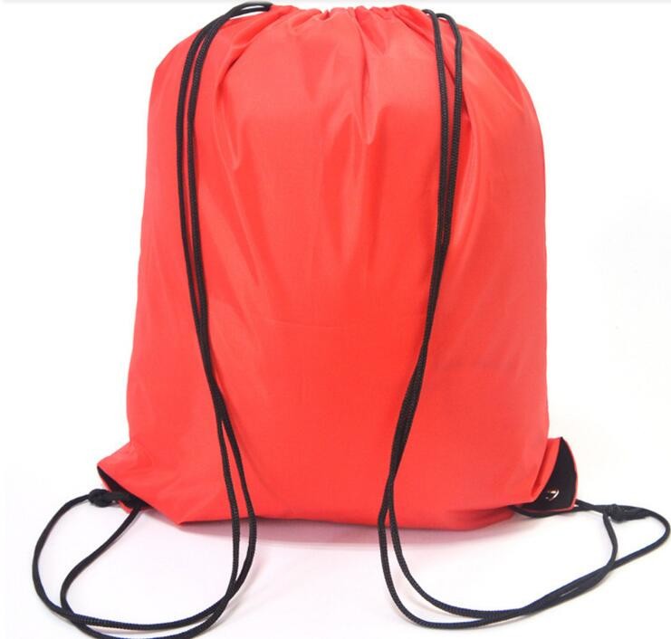 Recycled Foldable Nylon Polyester Tote Bag with logos polyester shopping bag Custom advertising handle non woven bag PAC