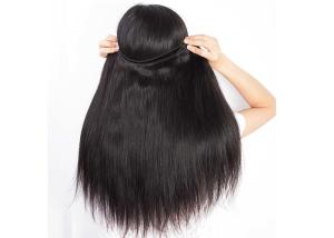 Quality Unprocessed Straight Hair Brazilian Virgin Hair Weave No Shedding No Tangling wholesale