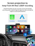 4K Android Auto ADAS WiFi Dash Cam AUX FM GPS 10.26" Car DVR CarPlay