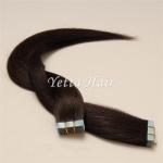 Chocolate Pre Bonded Human Hair Extensions / Simplicity Tape In Hair Extensions