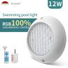Buy cheap EMC Synchronous Surface Mount LED Pool Light Wall Mounted 12W RGB 380LM from wholesalers