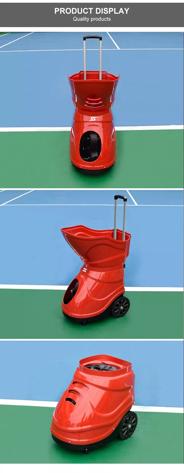 Brand New W5 Tennis Shooting Equipment Tennis Ball Canon Machine With CE Certificate