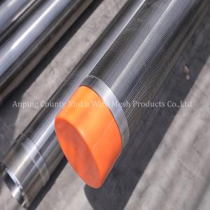 Quality 14&quot; Water Well Screen Pipe with 2x3mm Q25 Support Wire and 300 PSI Collaspe Pressure wholesale