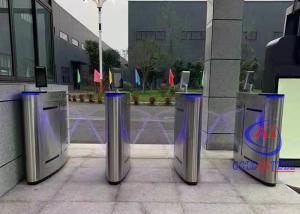 China Outdoor RS485 RFID Smart Gate Flap Barrier System For Schools Gym on sale