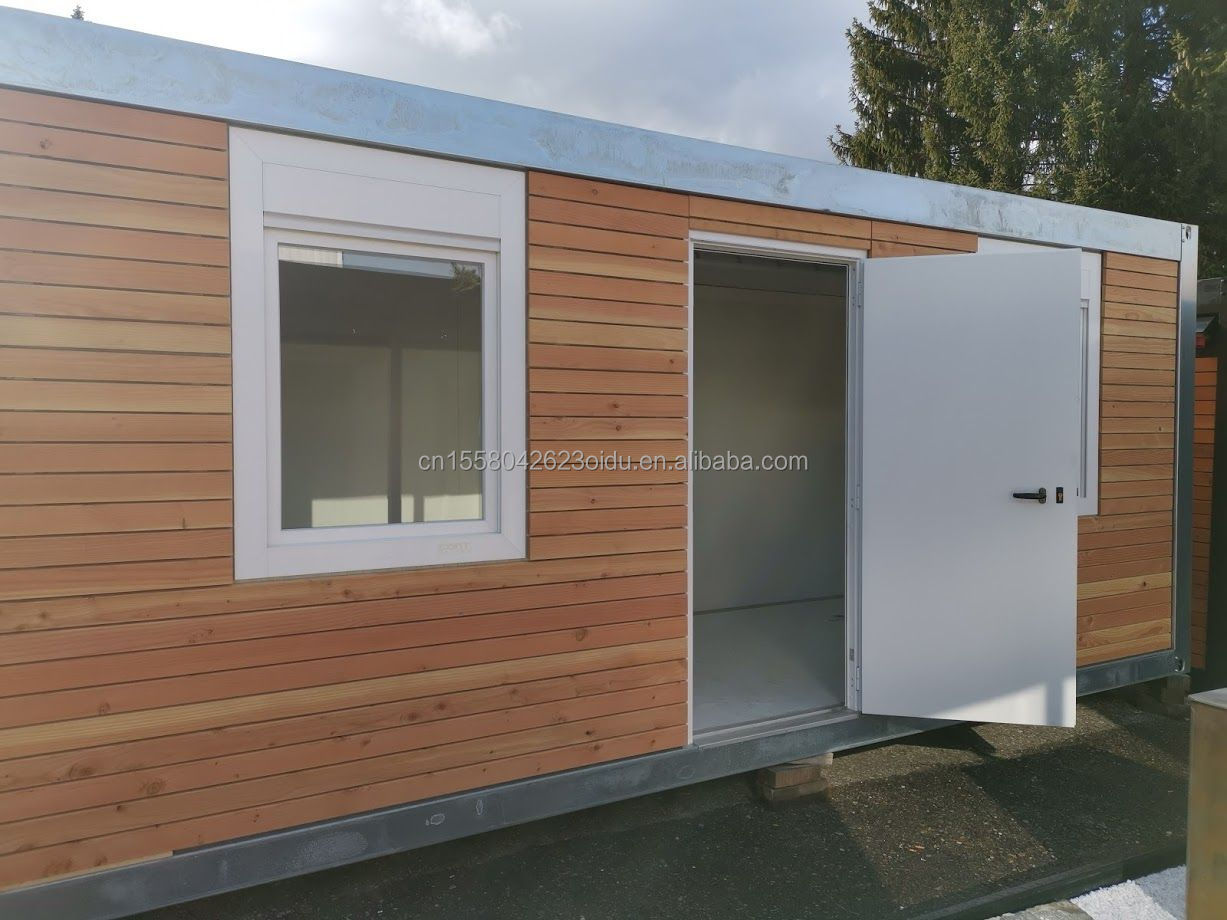 Wall 75mm Garden Working House Barbecue Bar 20ft Flat Packaging Container Mobile House for Family Modern Design Style