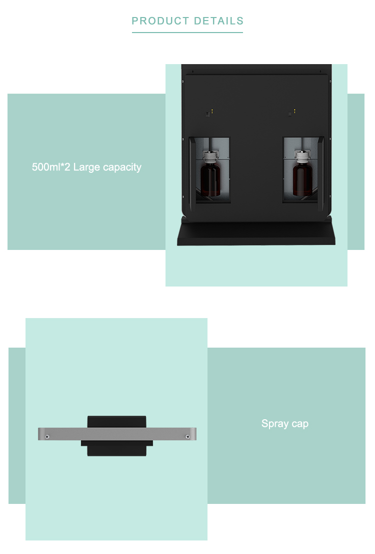 2 In 1 Intelligent Floor-Mounted Scent Aroma Vertical LCD Media Player Remote Control Machine Advertising Scent Machine
