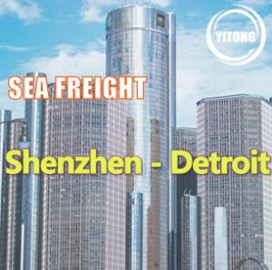 Quality DDU DDP International Sea Cargo Services From Shenzhen to Detroit US wholesale
