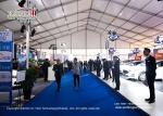 50m Width Aluminum Frame Outdoor Event Tents For Exhibition TUV CFM IFAI