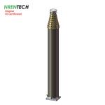 12m Non-Lockable Pneumatic Telescopic Mast For Mobile Telecommunication Antenna