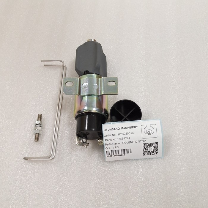 3864274 24V Fuel Shutdown Stop Solenoid Valve 1751-2467U1B1S5A For E320