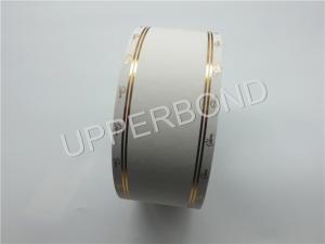 Quality Tobacco White Tipping Paper With Hot Stamping Gold Line wholesale