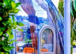Polycarbonate Aeronautical Aluminum Transparent Dome House With Bedroom Bathroom