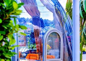 Quality Polycarbonate Aeronautical Aluminum Transparent Dome House With Bedroom Bathroom wholesale