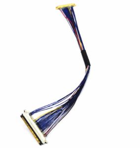 Quality Electronic Micro Coaxial Cable 360mm Kel Flat Single Shield wholesale