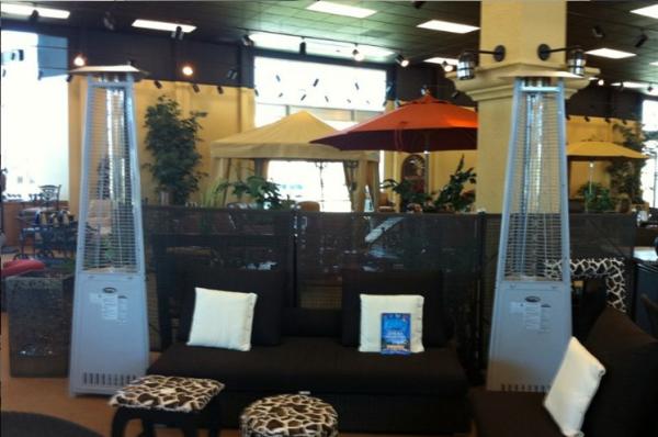 Mocha Triangle Patio Heater Lpg Outdoor Heater For Wedding Party Environmental