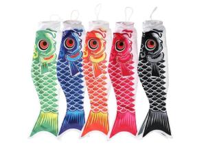 Quality Mini Fish Windsock Colorful Silk Screen Printing Beautiful Flying Style wholesale