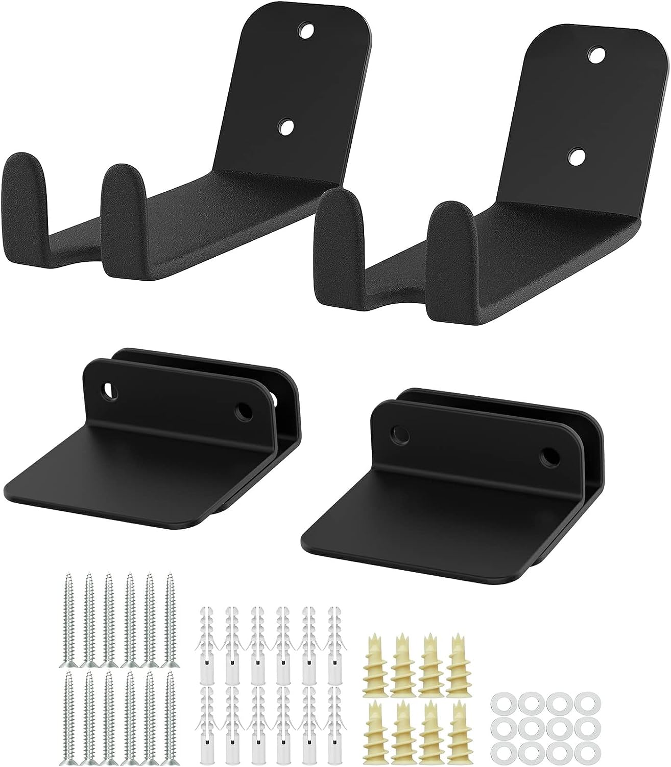 Red Bicycle Storage Rack Bike Wall Hold with Heavy Duty Bike Pedal Hanger Wall Mount