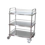 High Durability Custom Metal Products , Stainless Steel Hospital Medical Trolley