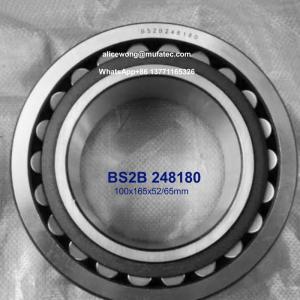 Quality BS2B 248180 Concrete Truck Bearings Spherical Roller Bearings 100x165x52/65mm wholesale
