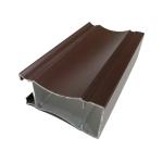 Glass Sliding Window Aluminum Accessories, 6063 Customized Brown Powder Coated