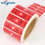 Russia Water Meter Magnetic Security Labels For Security Stickers