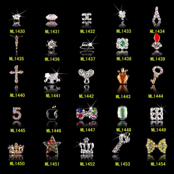 Cartoon 3D Nail Art Decorations Diamond Rhinestones Nails Art Glitter Jewelry