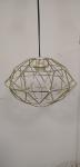 Black PVC Metal Cage Light Shade 300*200MM E14 E27 Easy Fit Pendant
