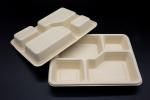 Sugarcane Pulp Wheat Straw Dinnerware Set Food Biodegradable Takeaway Packaging